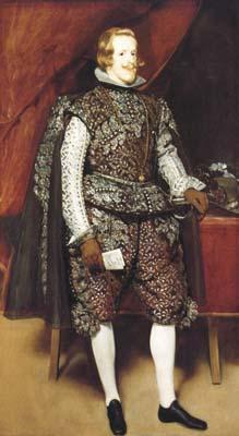 Diego Velazquez Portrait en pied de Philippe IV (df02) France oil painting art